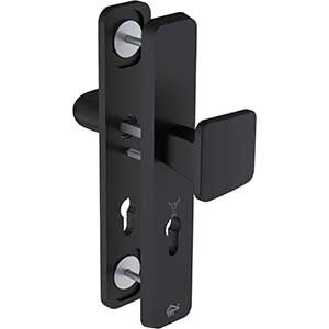 Herrajes de puerta Pomo/kruk zwart