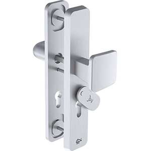 Herrajes de puerta met beschermplaat knop/kruk