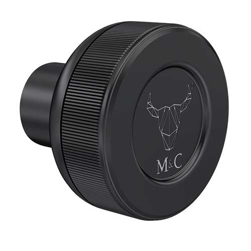 M&C pomo redondo negro